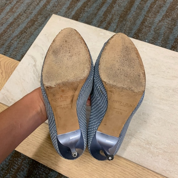 Beautiful authentic Jimmy Choo snake heels - Picture 4 of 5